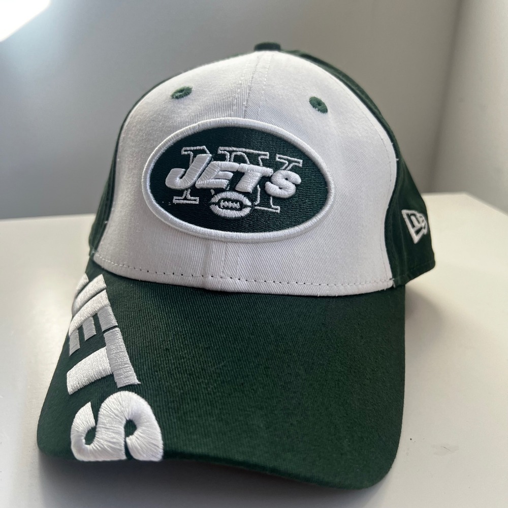 New Era New York Jets NFL 9FORTY Hat Green White Adjustable Baseball Cap
